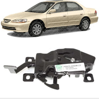Front Hood Latch Steel Without Cover Direct Replacement Compatible With 1998-2002 Honda Accord HO1234108 74120S84A01