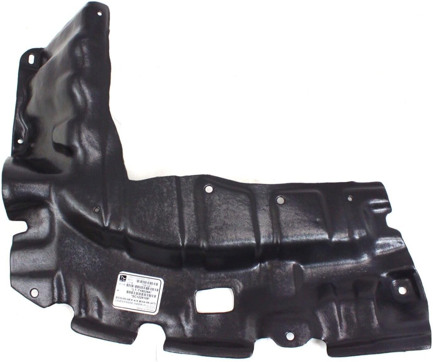 Set of 2 Front Engine Splash Shield Under Cover Left Driver & Right Passenger Side Direct Replacement Compatible with 2000-2005 Toyota Echo / 2004-2006 XA SC1228108 SC1228105