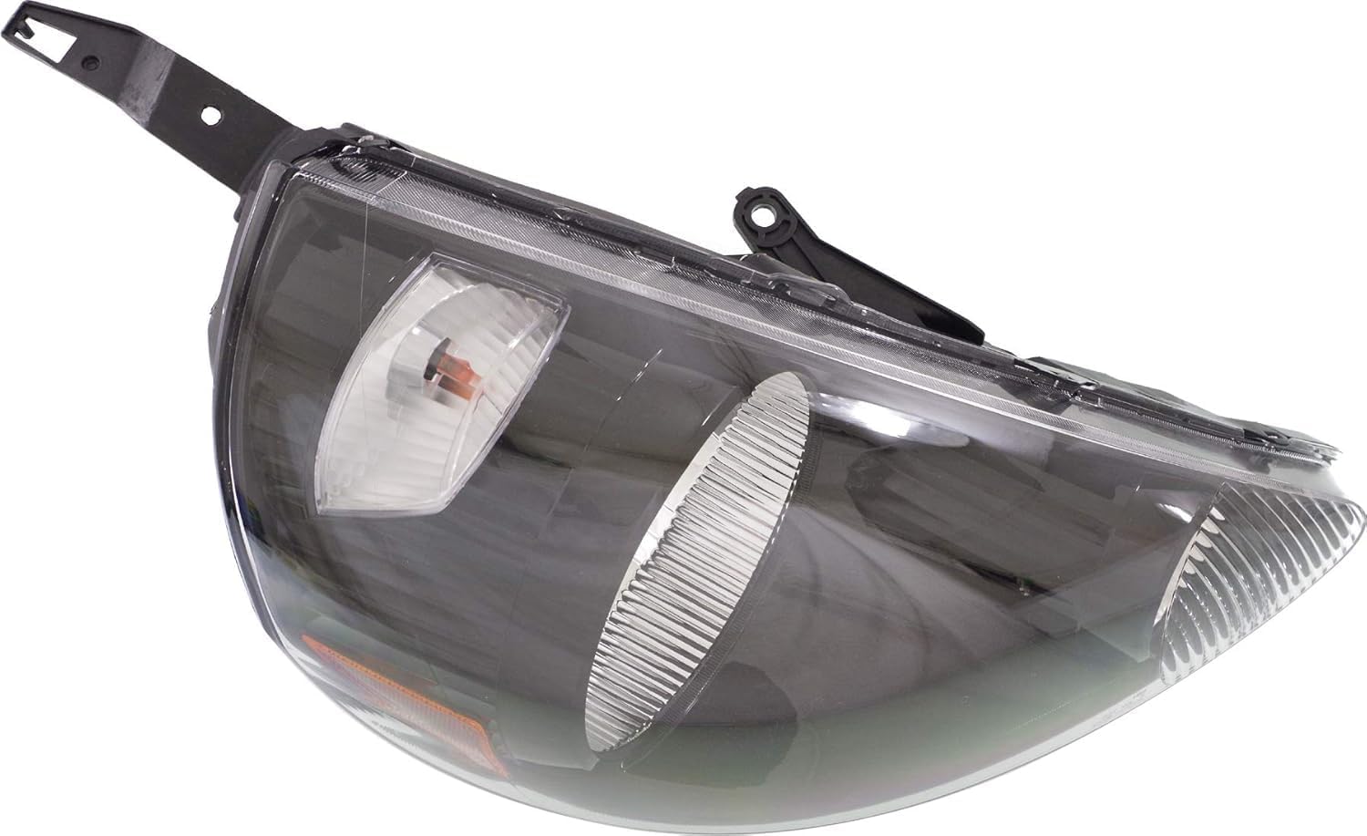Front Head Light Assembly Black Interior Right Passenger Side Direct Replacement Compatible With 2007-2008 Honda Fit 33101SLNA01ZC-PFM