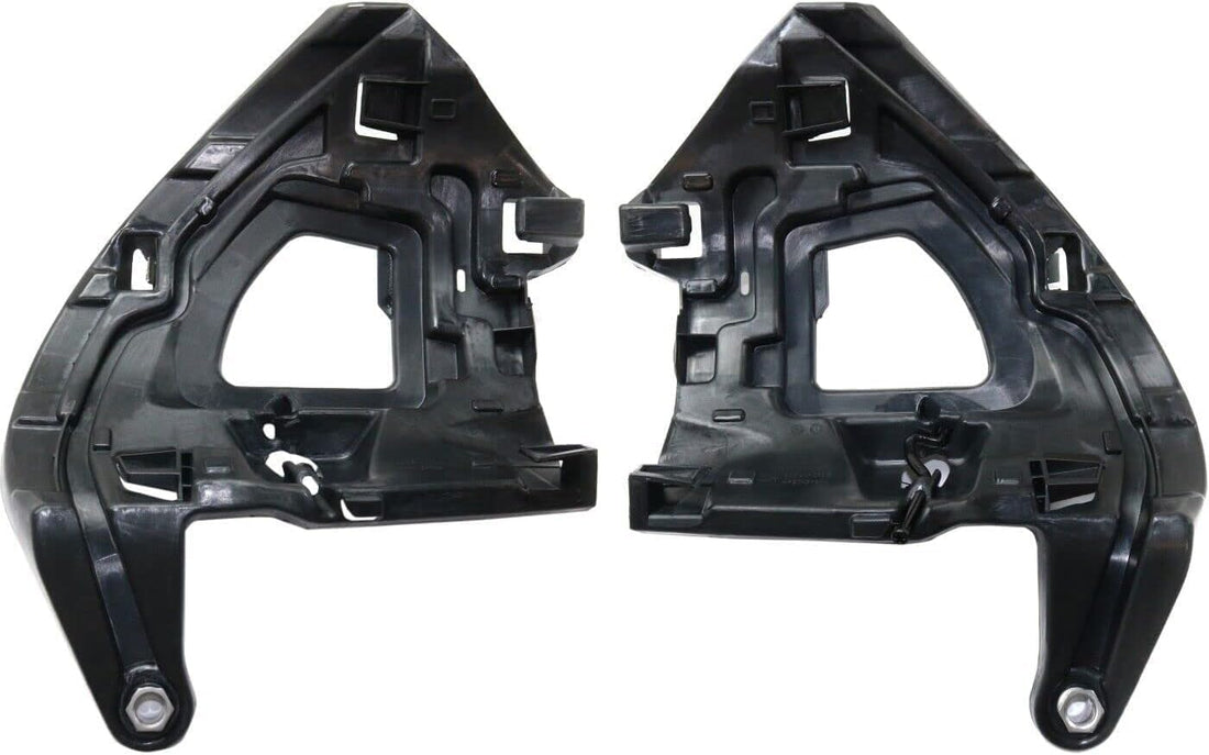 Set of 2 Front Head Light Bracket Plastic Left Driver & Right Passenger Side Direct Replacement Compatible with 2018-2019 Volkswagen Beetle VW2509102 VW2508102 5C5941054B 5C5941053B
