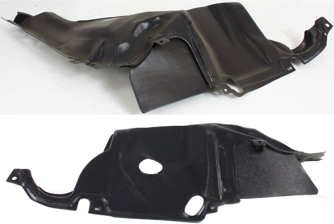 Set of 2 Front Engine Splash Shield Left Driver & Right Passenger Side Direct Replacement Compatible with 2008-2011 Ford Escape / 2008-2012 Mercury Mariner FO1251148 FO1250148