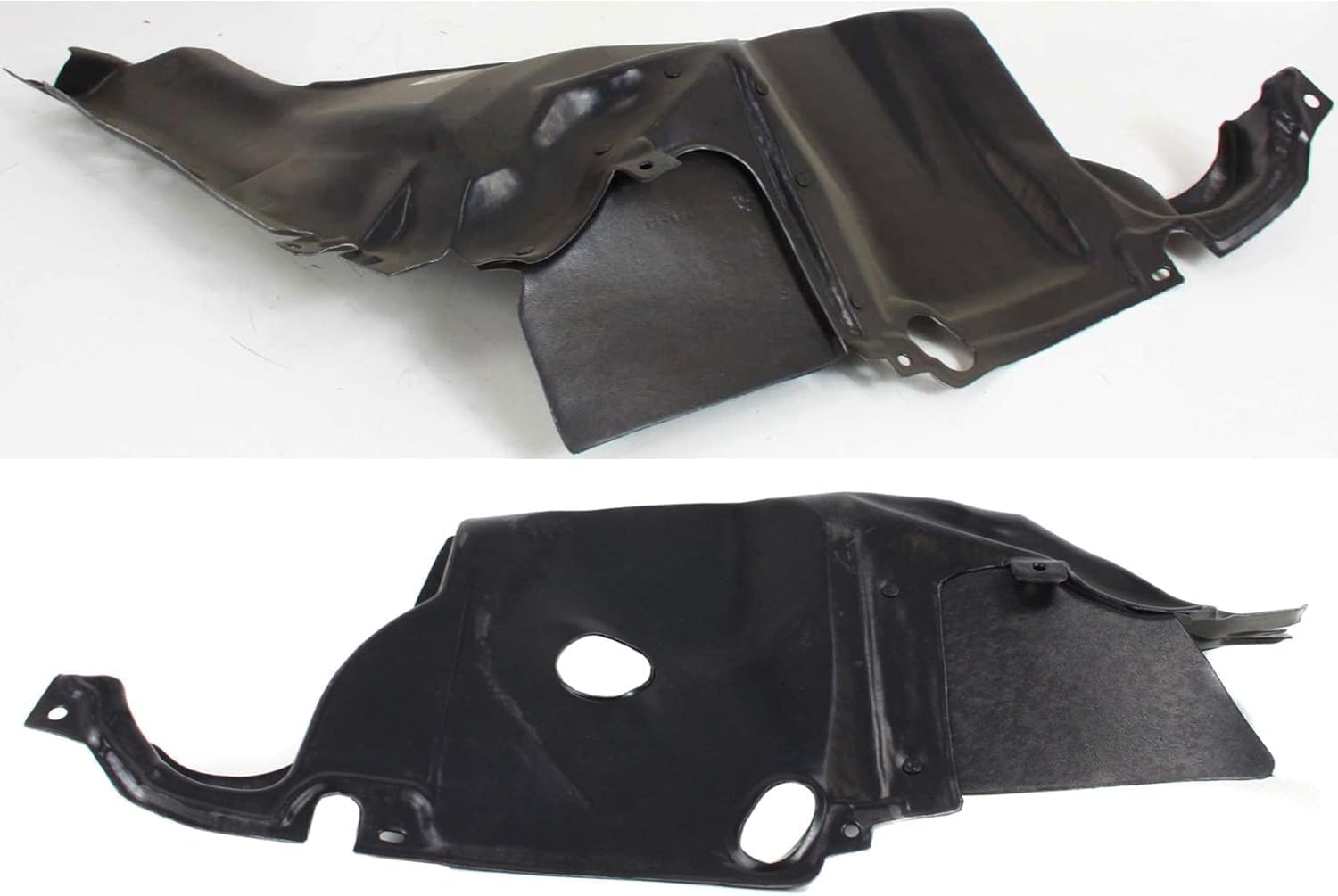 Set of 2 Front Engine Splash Shield Left Driver & Right Passenger Side Direct Replacement Compatible with 2008-2011 Ford Escape / 2008-2012 Mercury Mariner FO1251148 FO1250148