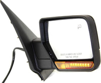 Front Power Mirror Manual Folding Heated Textured Right Passenger Side Direct Replacement Compatible With 2011 Ford Expedition FO1321363 8L1Z17682BA BL1Z17682BA-PFM