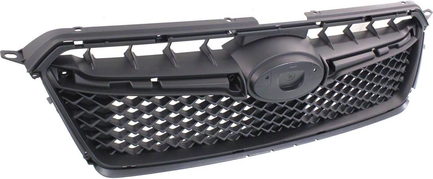 Front Grille Textured Black Shell And Insert Direct Replacement Compatible With 2015-2016 Subaru Impreza SU1200163 91122FJ040