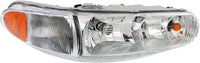 Set Of 2 Front Head Light Assembly Left Driver & Right Passenger Side Direct Replacement Compatible With 1997-2005 Buick Century / 1997-2004 Regal GM2503182 GM2502182 19244638