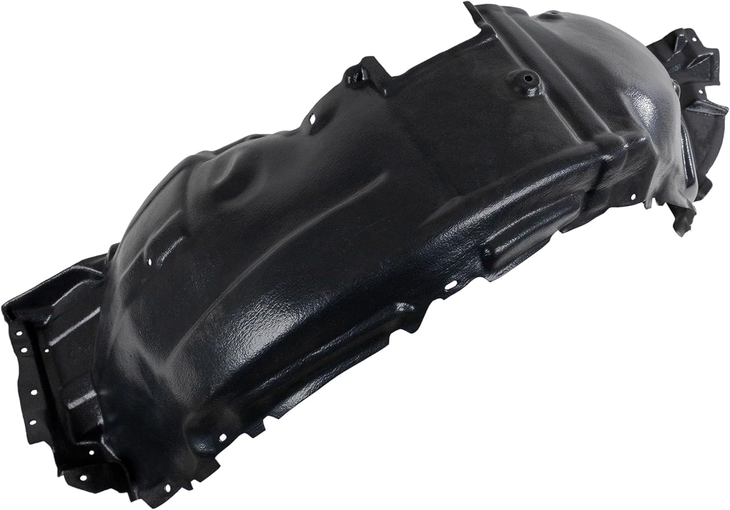 Front Fender Liner Vacuum Form Right Passenger Side Direct Replacement Compatible With 2007-2009 Lexus LS460 / LS600H LX1249105 5380550050