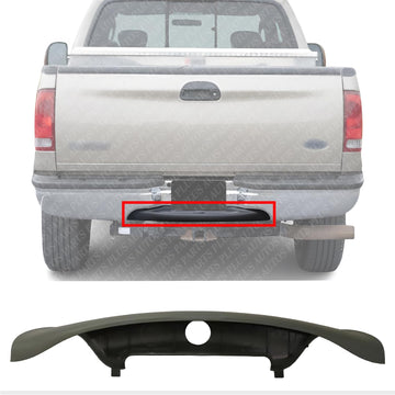 AUTOS PARTS PLUS Rear Bumper Lower Step Pad Gray ABS Plastic Direct Replacement Compatible With 2003-2007 Ford F-Series Super Duty FO1191115 XL3Z17B807AB