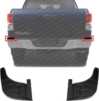 Set Of 2 Rear Bumper Step Pad Plastic Left Driver & Right Passenger Side Direct Replacement Compatible With 2007-2013 Toyota Tundra TO1197100 TO1196100 521630C040 521640C040