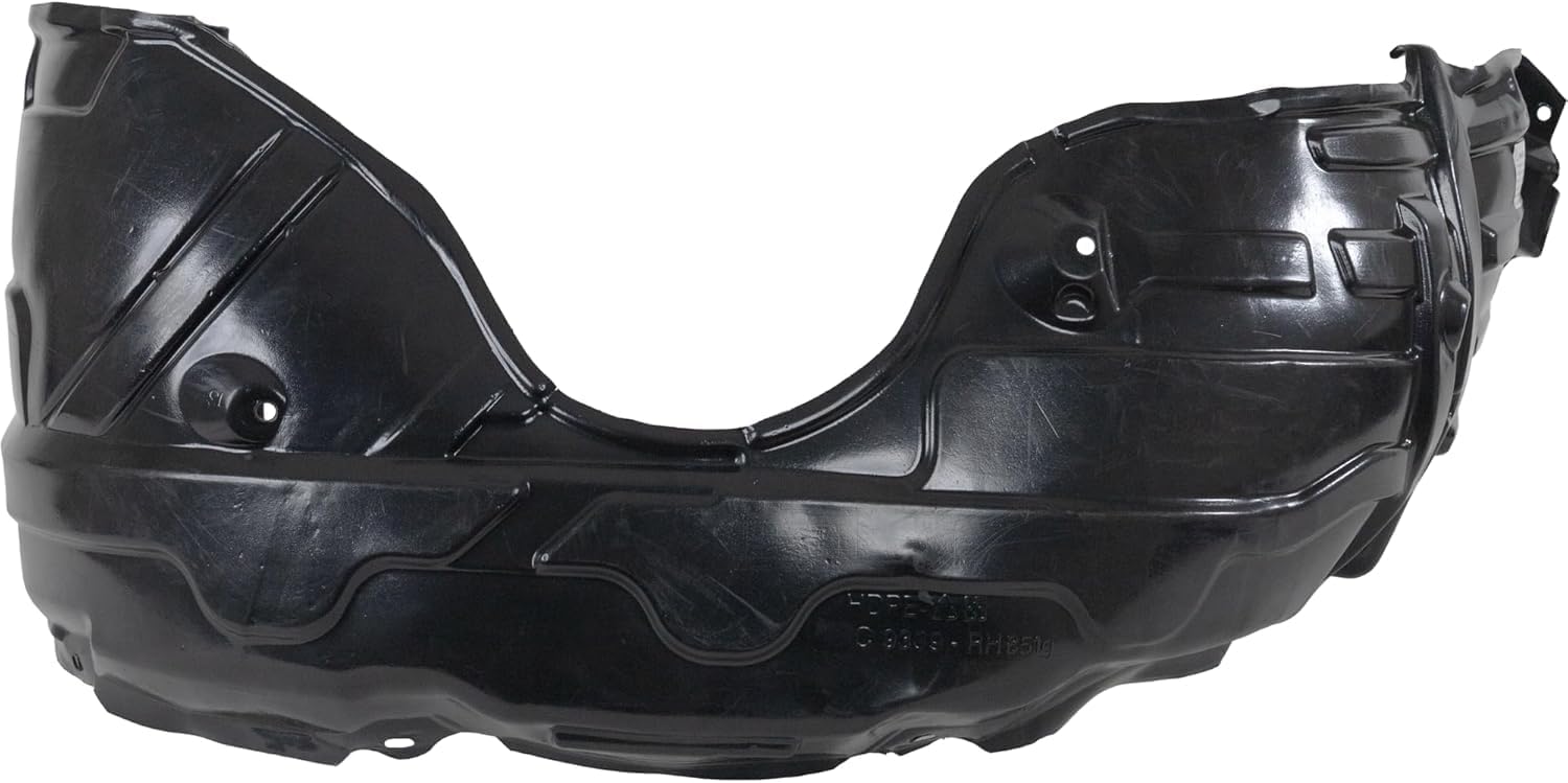 Front Fender Liner Right Passenger Side Direct Replacement Compatible With 2007-2011 Toyota Camry TO1251122 5387506060