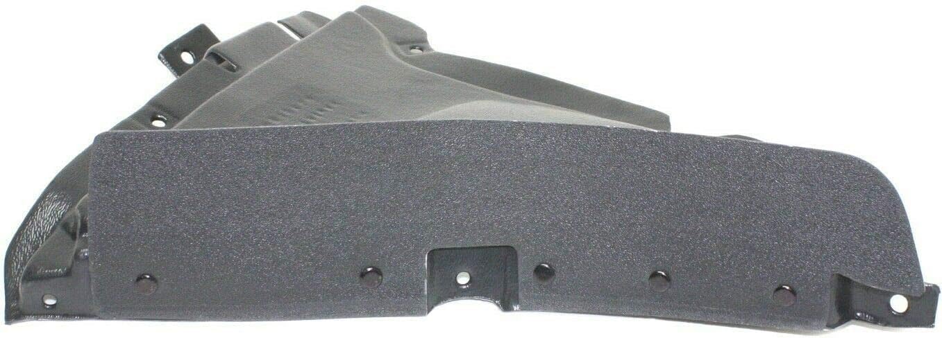 Front Lower Section Fender Liner Plastic Left Driver Side Direct Replacement Compatible With 2010-2017 BMW 5-Series BM1250128 51757193493