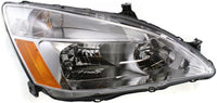 Set Of 2 Front Head Lights Lens & Housing Left Driver And Right Passenger Side Direct Replacement Compatible With 2003-2007 Honda Accord HO2502120 HO2503120 33151SDAA01 33101SDAA01