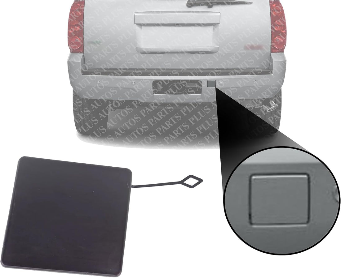 Rear Bumper Tow Hook Cover Primed Direct Replacement Compatible With 2007-2014 GMC Yukon GM1129102 15811583