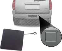 Rear Bumper Tow Hook Cover Primed Direct Replacement Compatible With 2007-2014 GMC Yukon GM1129102 15811583