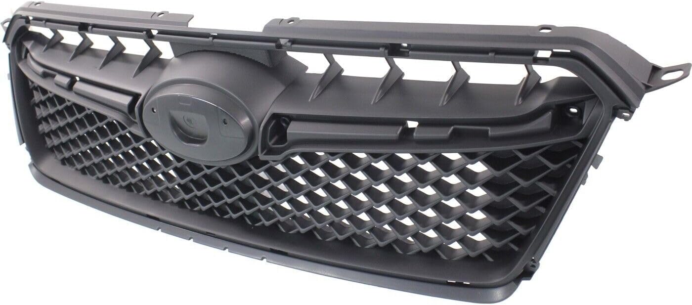 Front Grille Textured Black Shell And Insert Direct Replacement Compatible With 2015-2016 Subaru Impreza SU1200163 91122FJ040