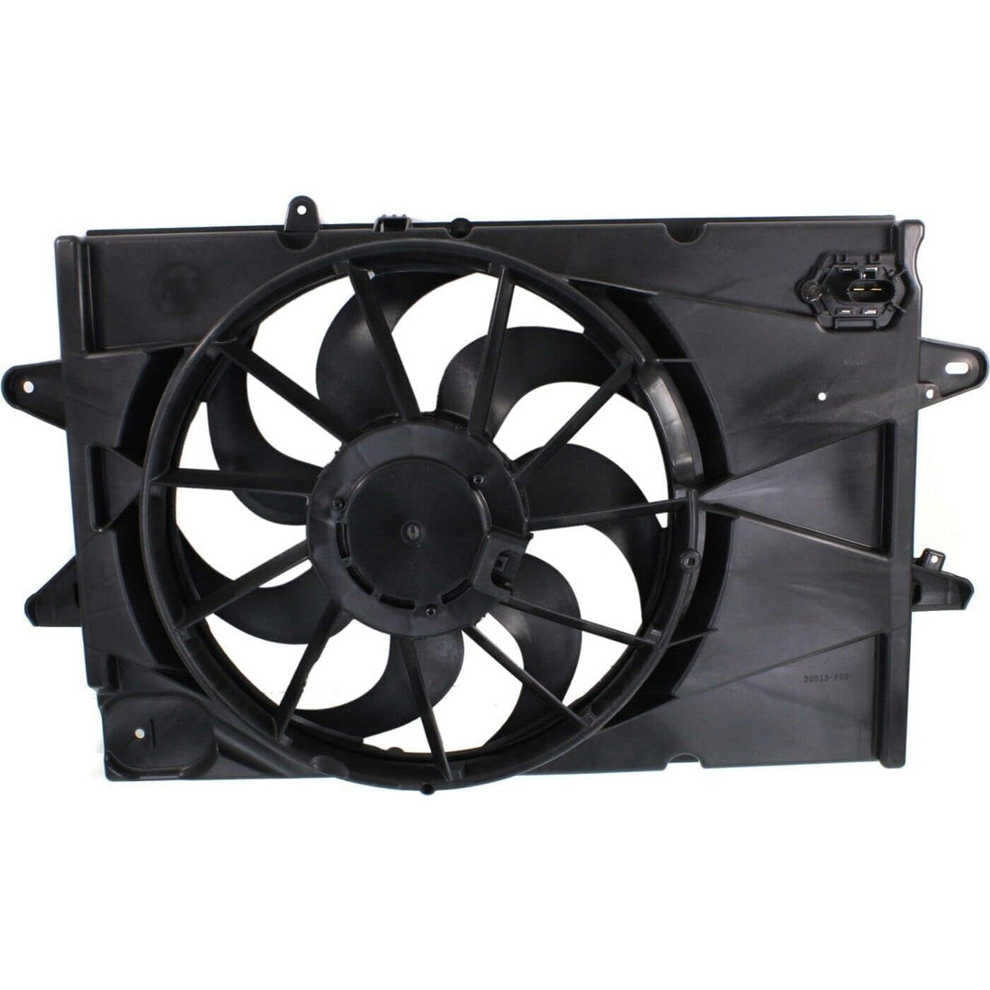 Front Radiator Fan Shroud Assembly Direct Replacement Compatible with 2010-2017 Chevrolet Equinox/GMC Terrain GM3115239 25952813-PFM