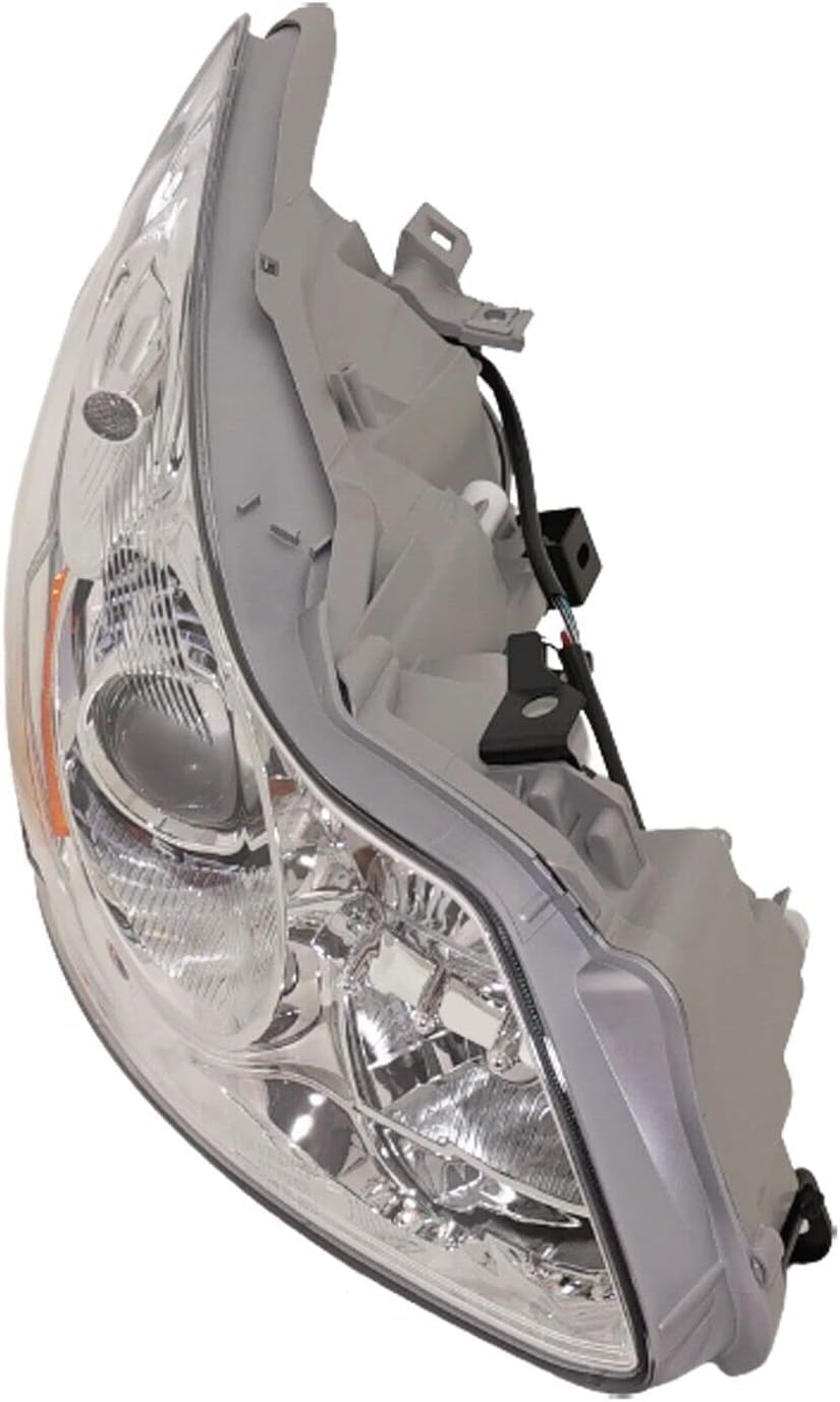 Front Head Light Assembly Right Passenger Side Direct Replacement Compatible With 2007-2008 Infiniti G35 IN2503137 26010JK60C