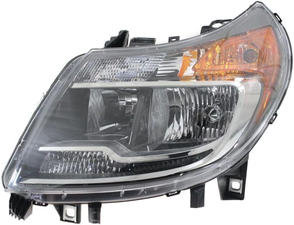 Set Of 2 Front Headlight Assembly Without Daytime Running Light Right Passenger & Left Driver Side Direct Replacement Compatible With 2014-2022 Ram ProMaster 1500 2500 3500 CH2503254