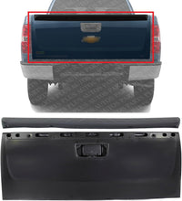 Tailgate Shell Steel + Molding Spoiler Primed Plastic Direct Replacement Compatible With 2007-2013 Chevrolet Silverado/GMC Sierra 1500 GM1900126 GM1904104 20885080 25844299