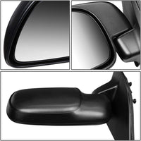Front Mirror Non-Towing Manual Adjust Left Driver Side Direct Replacement Compatible With 1999-2010 Ford F-Series Super Duty FO1320209 F81Z17683AAB