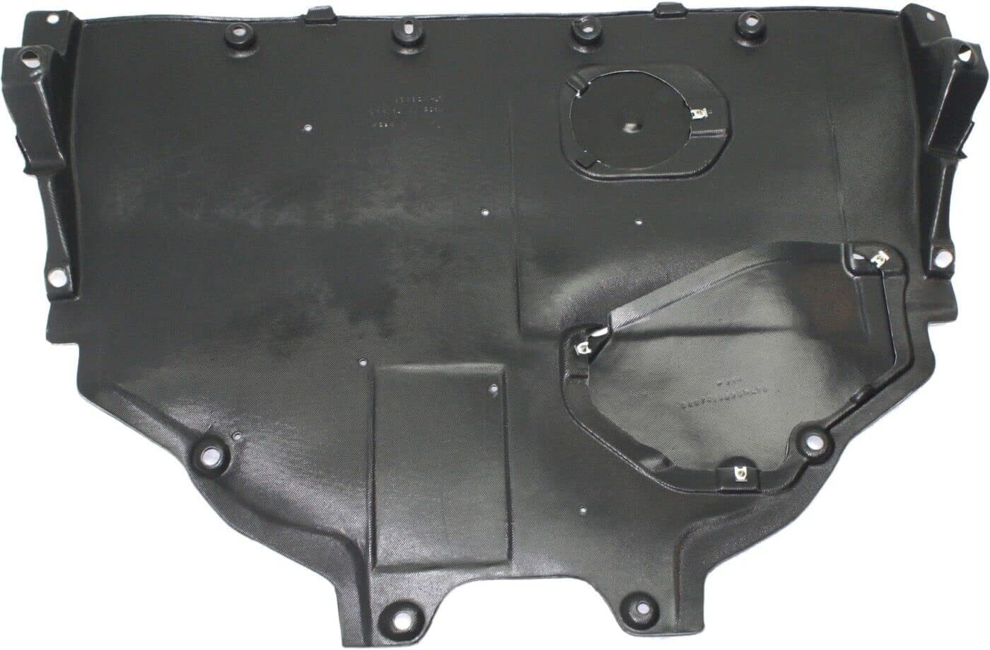 Front Rear Engine Splash Shield Assembly Under Cover Without Insulation Foam Direct Replacement Compatible with 2013-2023 Mazda CX-5/2016-2021 CX-9 MA1228118 TK4856110