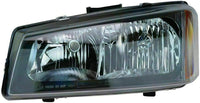 Front Grille + Chrome Moldings + Signal Lamp + Head Lights + Support Brackets Right & Left Side Direct Replacement Compatible With Chevrolet Silverado 2500HD 3500 2003-2006 GM1200546