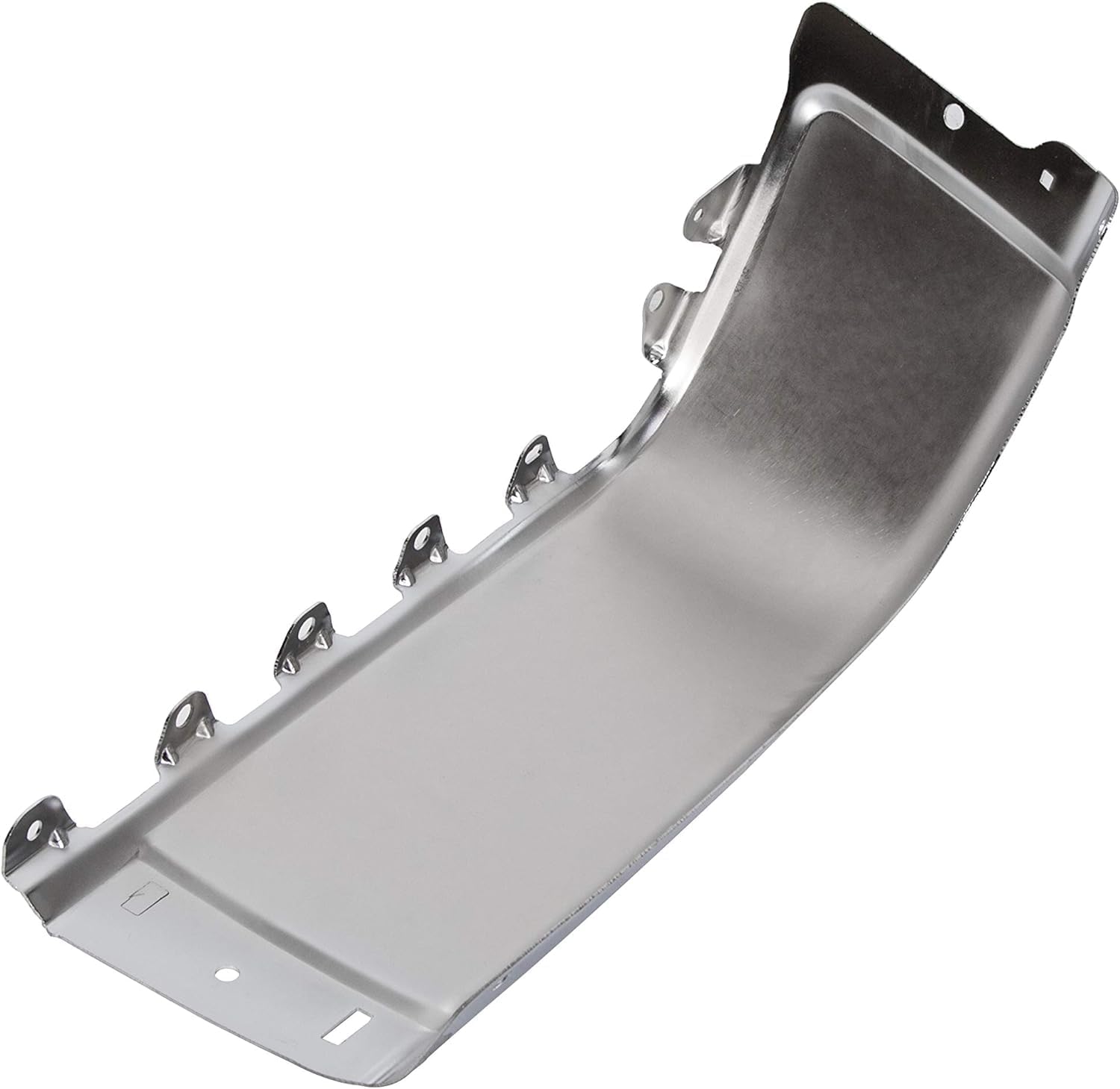 Rear Bumper End Caps Chrome Steel Without Sensor Holes Left Side Direct Replacement Compatible With 2007-2013 Chevrolet Silverado/GMC Sierra 1500/2007-2014 2500HD 3500HD GM1104149