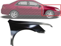 Front Fender Prime Steel Right Passenger Side Direct Replacement Compatible With 2003-2007 Honda Accord HO1241157 04620SDAA90ZZ