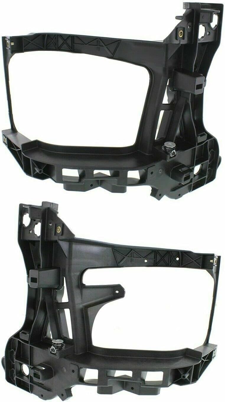 AUTOS PARTS PLUS Set Of 2 Front Radiator Support Bracket Left Driver & Right Passenger Side Direct Replacement Compatible With 2013-2018 Dodge Ram 1500 2500 3500 CH1225257 CH1225256 68222828AA