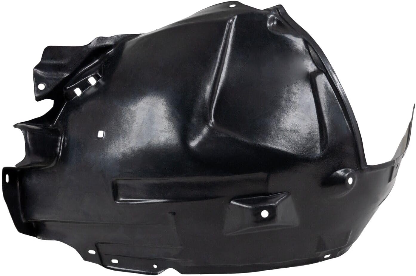 Front Fender Liner Rear Section Right Passenger Side Direct Replacement Compatible With 2008-2013 Infiniti G37 / 2014-2015 Q60 IN1249113 63842JL00A