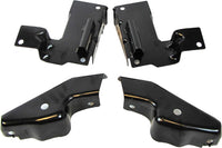 Front Bumper Primed + Upper Cover + Lower Valance + Filler + Set Of 4 Bracket Left Driver & Right Passenger Side Direct Replacement Compatible With 2003-2006 Chevrolet Silverado 1500