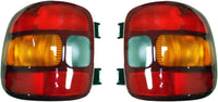 Set Of 2 Tail Light Lens And Housing Right Passenger & Left Driver Side Direct Replacement Compatible With 1999-2003 Chevrolet Silverado/GMC Sierra 1500 GM2801136 GM2800136 19169013