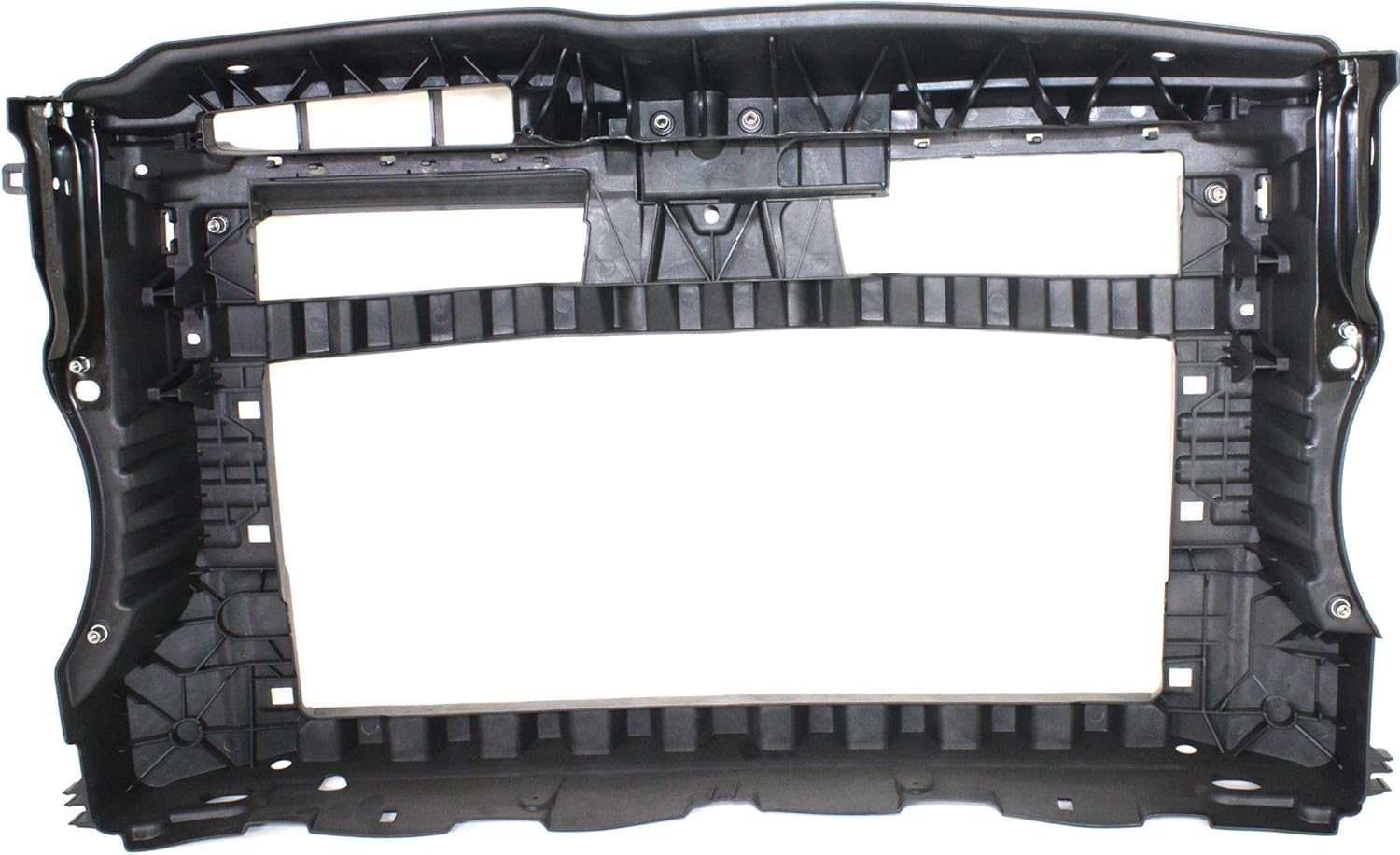 Front Radiator Support Assembly Plastic With Steel Direct Replacement Compatible With 2010-2014 Volkswagen Golf/GTI VW1225131 5K0805588G