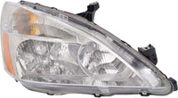 Set Of 2 Front Headlight Assembly Right Passenger & Left Driver Side Direct Replacement Compatible With 2003-2007 Honda Accord 33101SDAA01-PFM 33151SDAA01-PFM