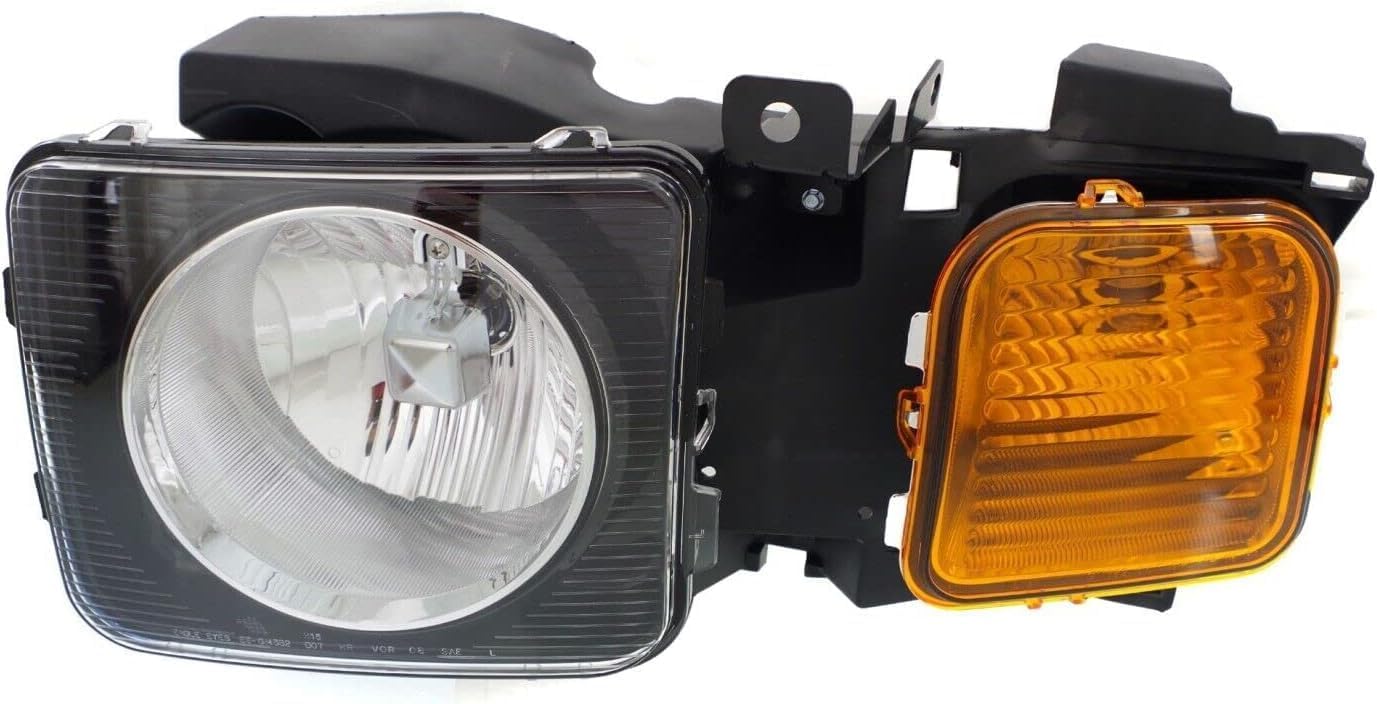 Set Of 2 Front Head Light Assembly Halogen Left Driver & Right Passenger Side 2006-2010 Hummer H3 / 2009-2010 H3T HU2502100 HU2503100 15951163 15951164