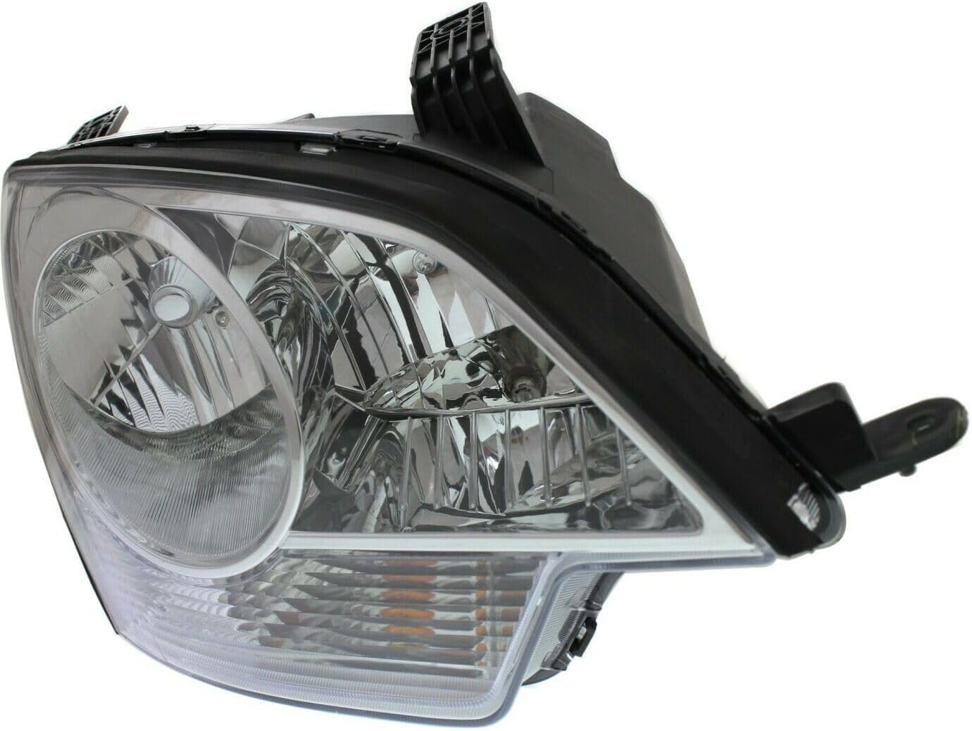 Set Of 2 Front Head Light Composite Assembly Right Passenger & Left Driver Side Direct Replacement Compatible With 2008-2010 Saturn VUE / 2012-2014 Chevrolet Captiva Sport GM2502306