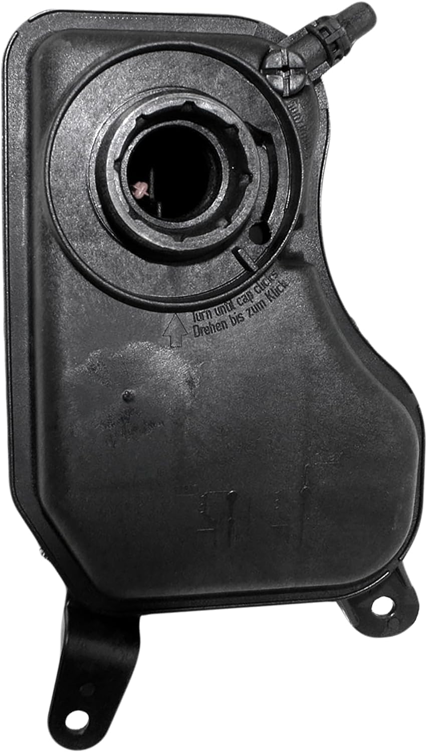 Front Coolant Reservoir Tank Without Cap Direct Replacement Compatible With 2007-2013 BMW 328i / 2009-2012 328i xDrive BM3014110 17137640514