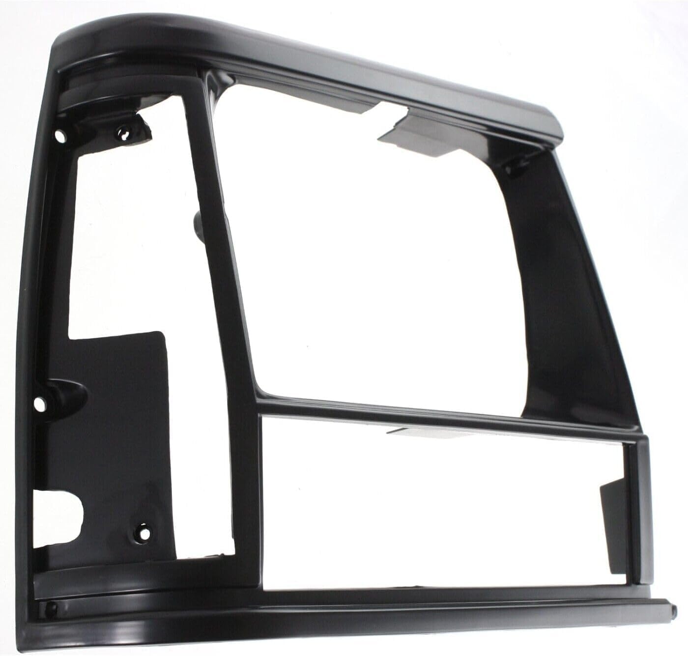 Front Header Panel + Grille + Headlight Door Bezel Primed Left Driver & Right Passenger Side Direct Replacement Compatible With 1991-1996 Jeep Cherokee CH1220107 CH1200177 CH2512124