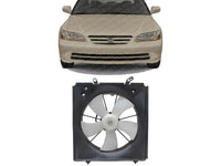 Front Radiator Single Fan Assembly Direct Replacement Compatible with 1998-2002 Honda Accord / 1999-2003 Acura CL/TL HO3115111 19020P8CA01-PFM 19030P8CA01 19015P8CA01