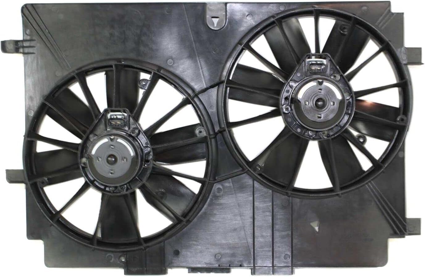 Front Dual Fan Shroud Assembly Direct Replacement Compatible with 1998-2002 Chevrolet Camaro / 1997-2004 Corvette GM3115141 22104439 12365307 22098787