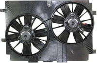 Front Dual Fan Shroud Assembly Direct Replacement Compatible with 1998-2002 Chevrolet Camaro / 1997-2004 Corvette GM3115141 22104439 12365307 22098787