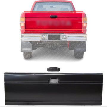 Tailgate Primed Steel & Exterior Center Handle Direct Replacement Compatible with 1984-1988 Toyota Pickup TO1900101 TO1915103 6570087308 6923089101