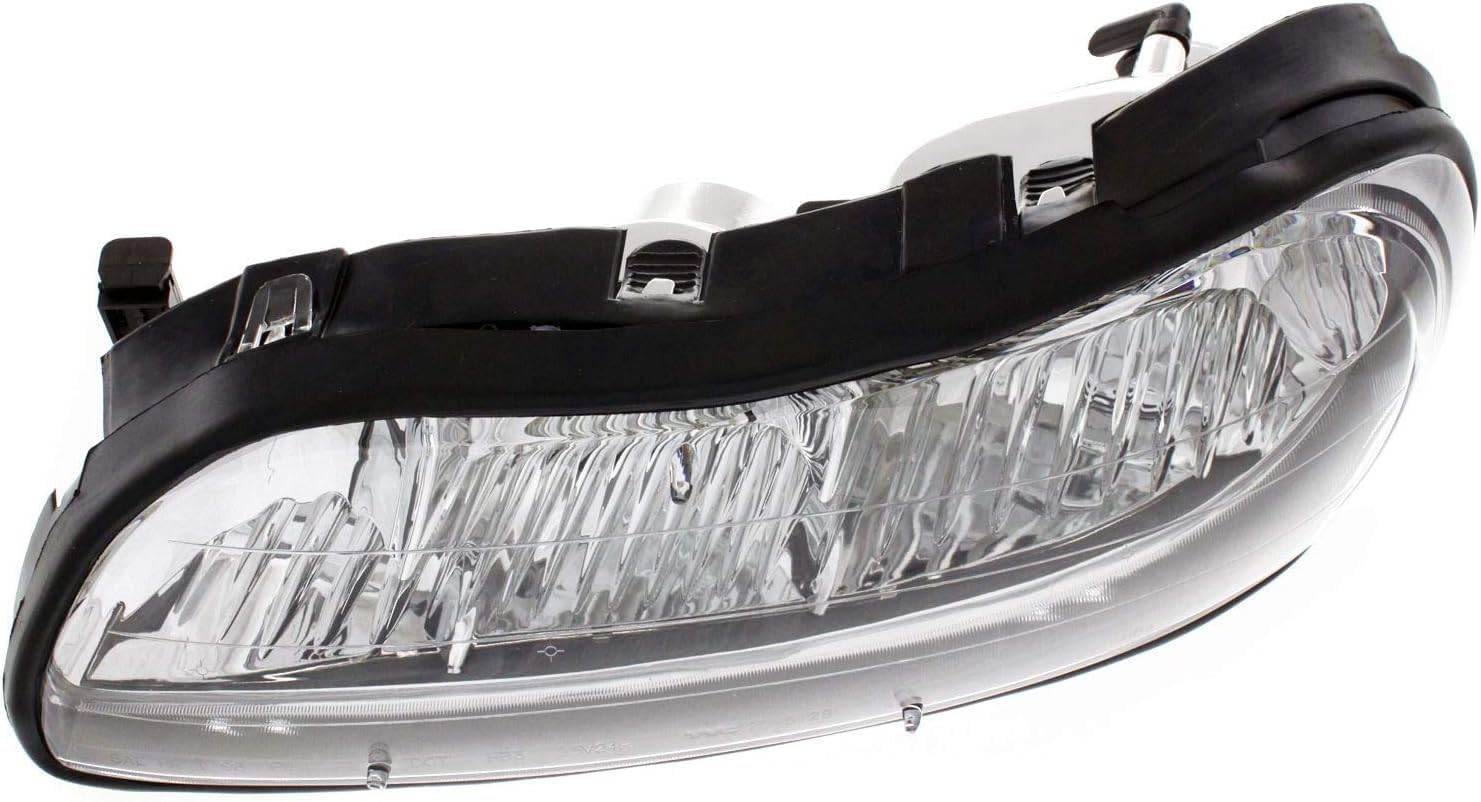Set Of 2 Front Headlight Composite Assembly Right Passenger & Left Driver Side Direct Replacement Compatible With 2004-2005 Chevrolet Classic / 1997-2003 Malibu GM2502154 GM2503154