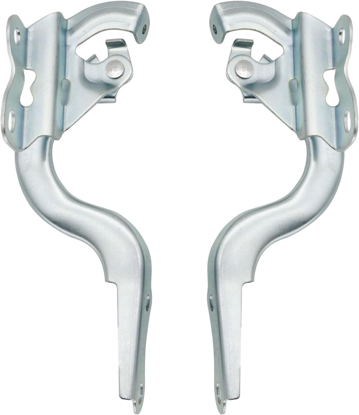 Set Of 2 Hood Hinge Left Driver & Right Passenger Side Direct Replacement Compatible With 2014-2016 Toyota Corolla TO1236187 TO1236188 5341002220 5342002250