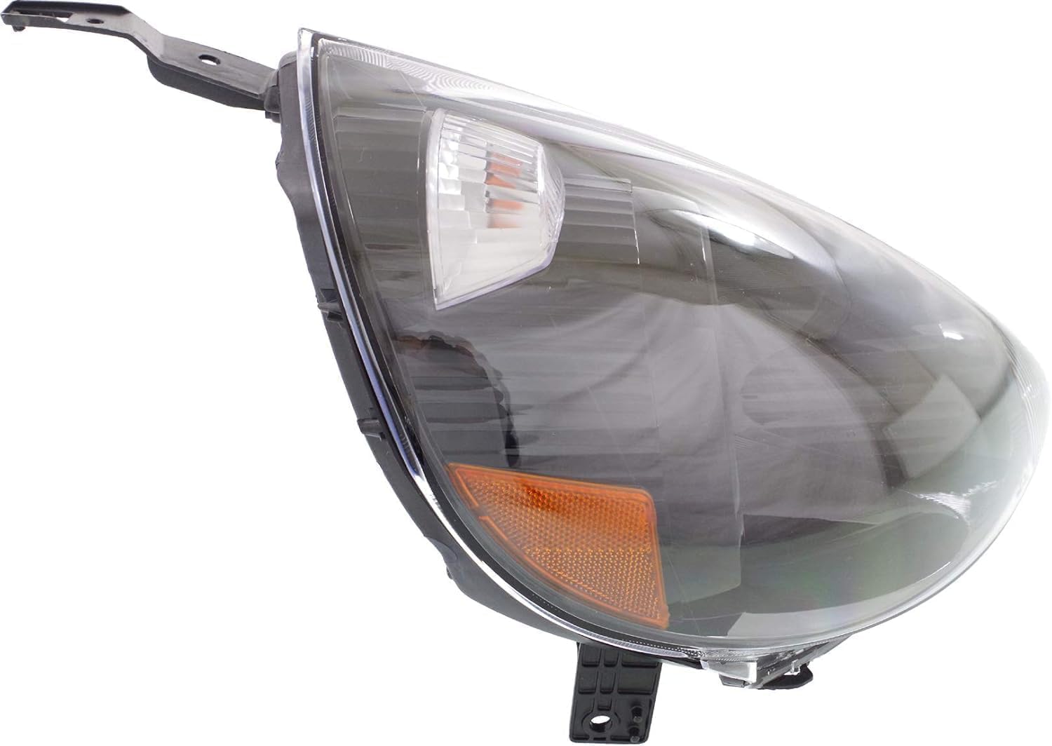 Set Of 2 Front Head Light Assembly Black Interior Left Driver & Right Passenger Side Direct Replacement Compatible With 2007-2008 Honda Fit 33101SLNA01ZC-PFM 33151SLNA01Z