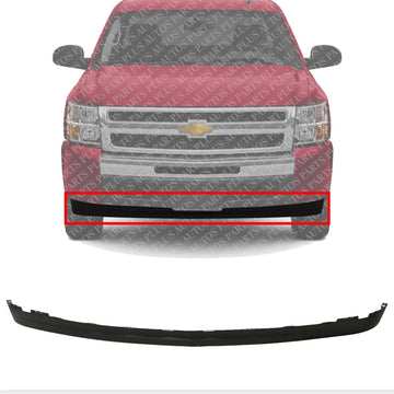 AUTOS PARTS PLUS Front Bumper Lower Valance Air Deflector Extension Textured Direct Replacement Compatible with 2007-2013 Chevrolet Silverado 1500 GM1092191 25821880