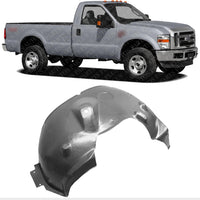Front Fender Liner Right Passenger Side Direct Replacement Compatible With 2008-2010 Ford F-Series Super Duty FO1249147 8C3Z16054B