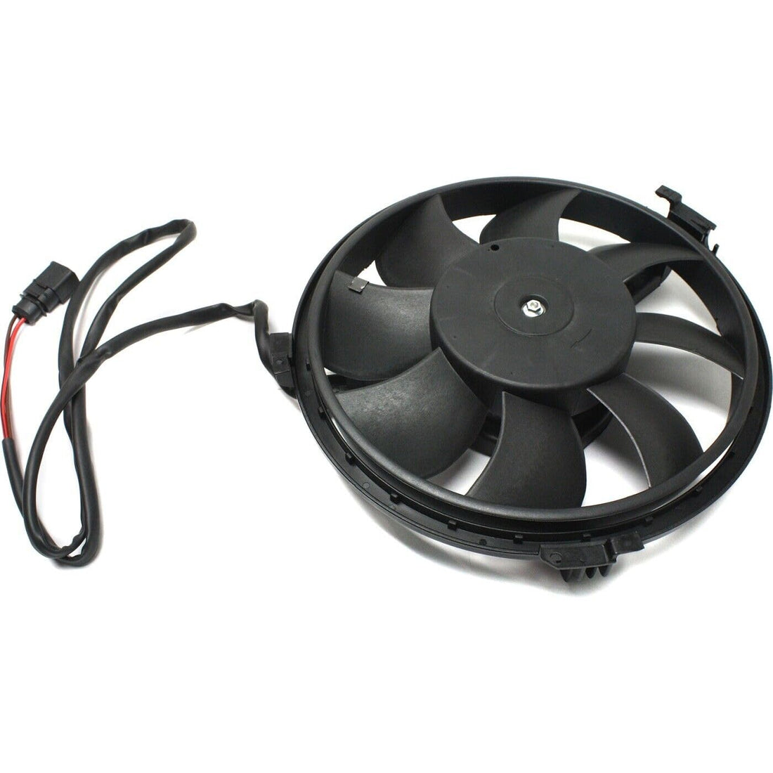 Front A/C Condenser Cooling Fan Assembly Direct Replacement Compatible with 2002-2004 Volkswagen Passat VW3115105 8D0959455R