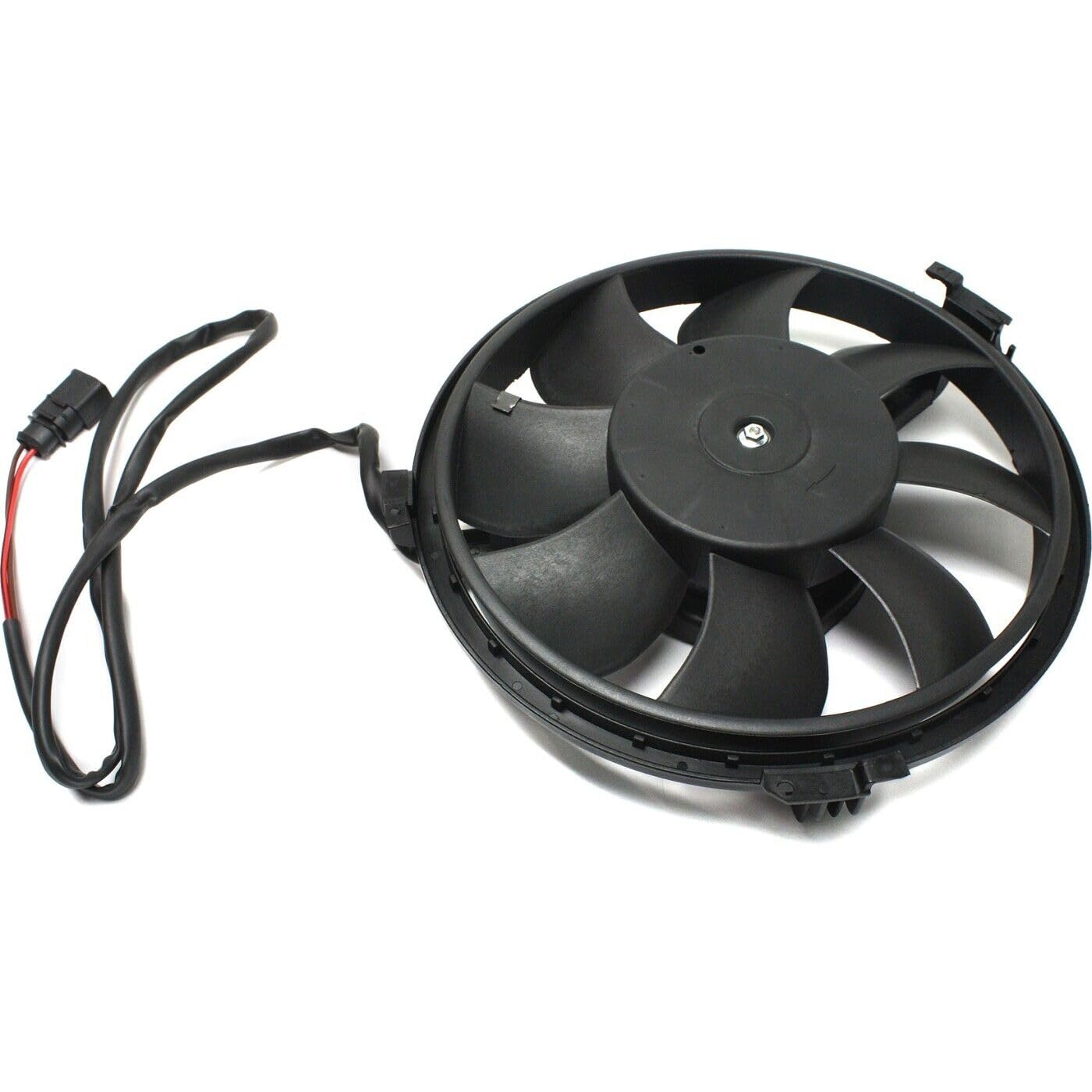 Front A/C Condenser Cooling Fan Assembly Direct Replacement Compatible with 2002-2004 Volkswagen Passat VW3115105 8D0959455R