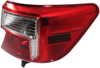 Set Of 2 Tail Light Outer Assembly Right Passenger & Left Driver Side Direct Replacement Compatible With 2012-2014 Toyota Camry TO2805114 TO2804114 8155006470 8156006470
