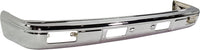 Front Bumper Face Bar Chrome Steel Direct Replacement Compatible With 1987-1988 Toyota Pickup TO1002105 5210189101